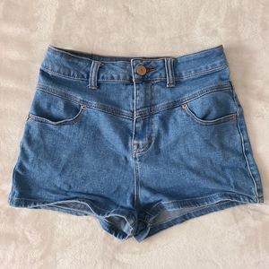UO BDG Super hide rise seam shorts